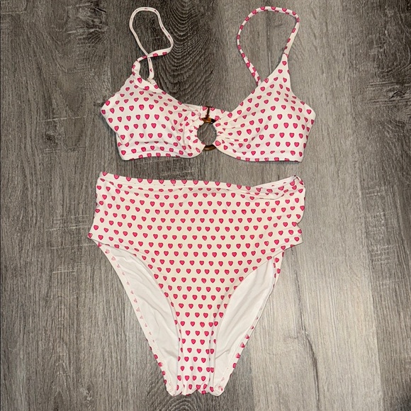 Roller Rabbit | Swim | Roller Rabbit Heart Print Bikini Set | Poshmark